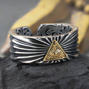 Eye Of Providence Ring - 925 Sterling Silver