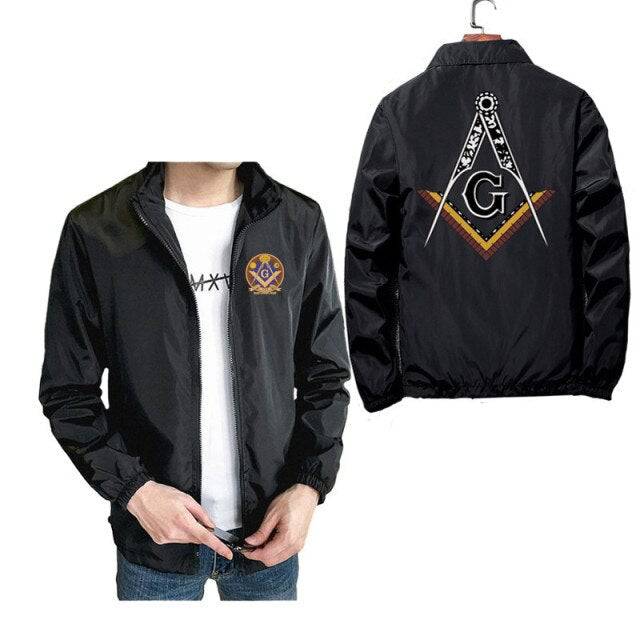 Master Mason Blue Lodge Jacket - Square & Compass G (Various Colors)