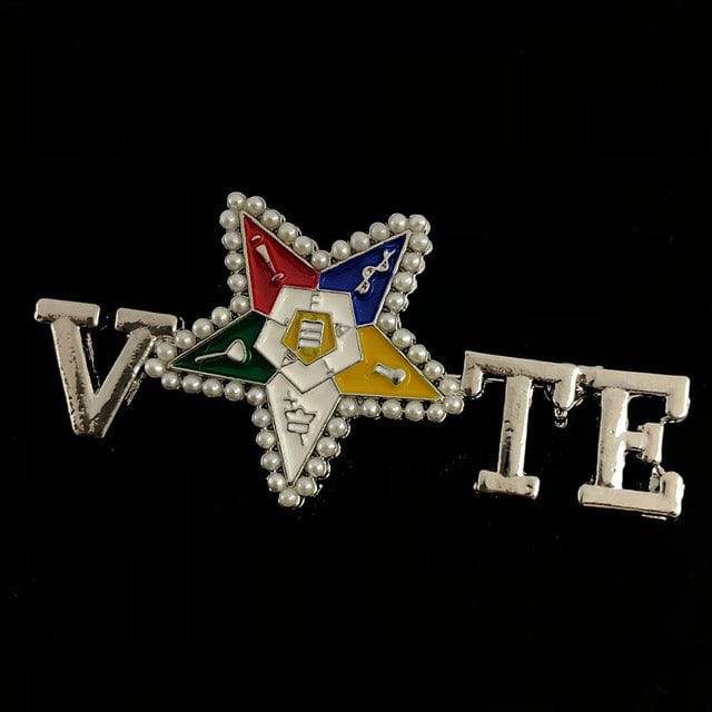 OES Brooch - VOTE