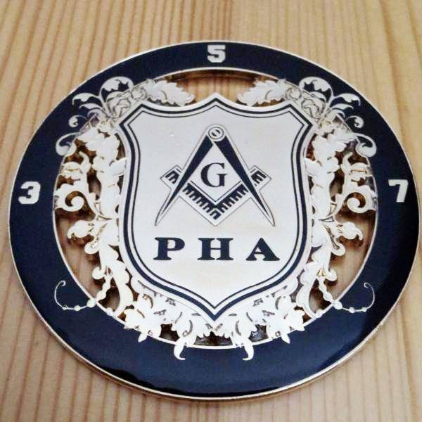 Master Mason Blue Lodge Car Emblem - 357 PHA Medallion