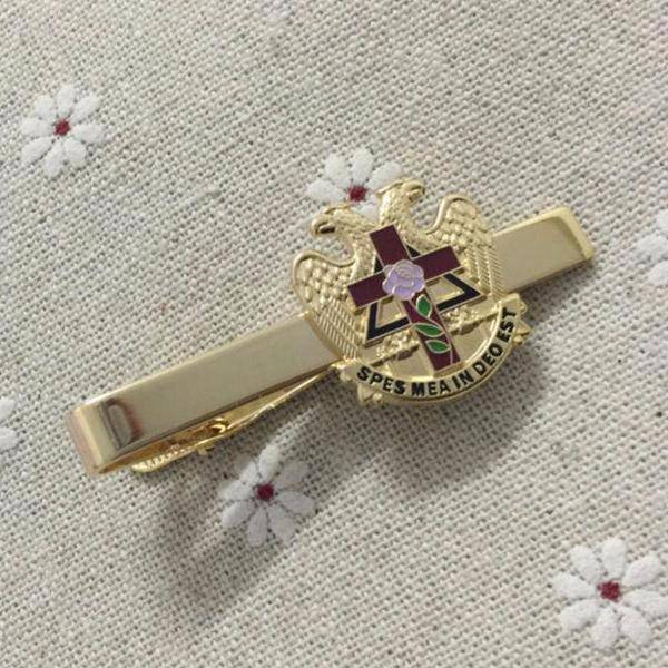 32nd Degree Scottish Rite Tie Clip - SPES MEA IN DEO EST