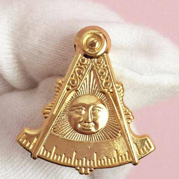 Past Master Blue Lodge Lapel Pin - Sun