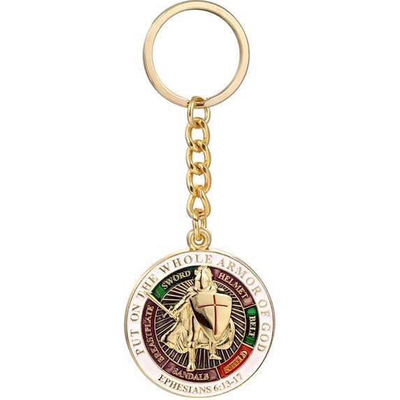 Knights Templar Commandery Keychain - Put On The Whole Armor of God