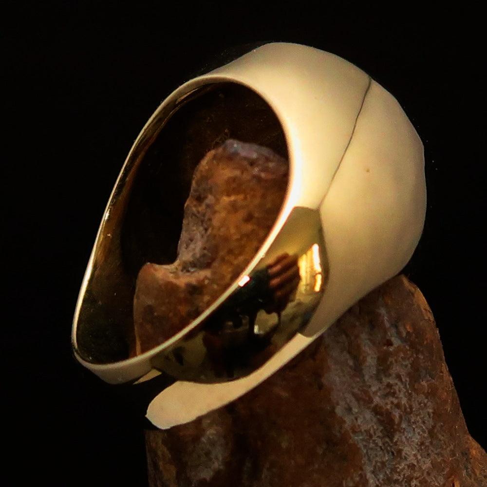 Royal Arch Chapter Ring - Green Solid Brass - Bricks Masons