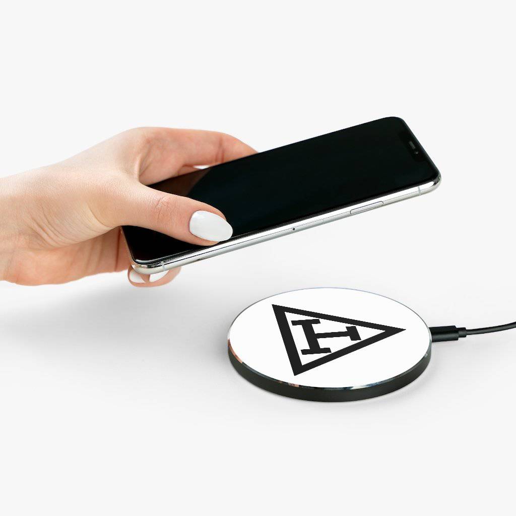 Royal Arch Chapter Wireless Charger - Black & White - Bricks Masons