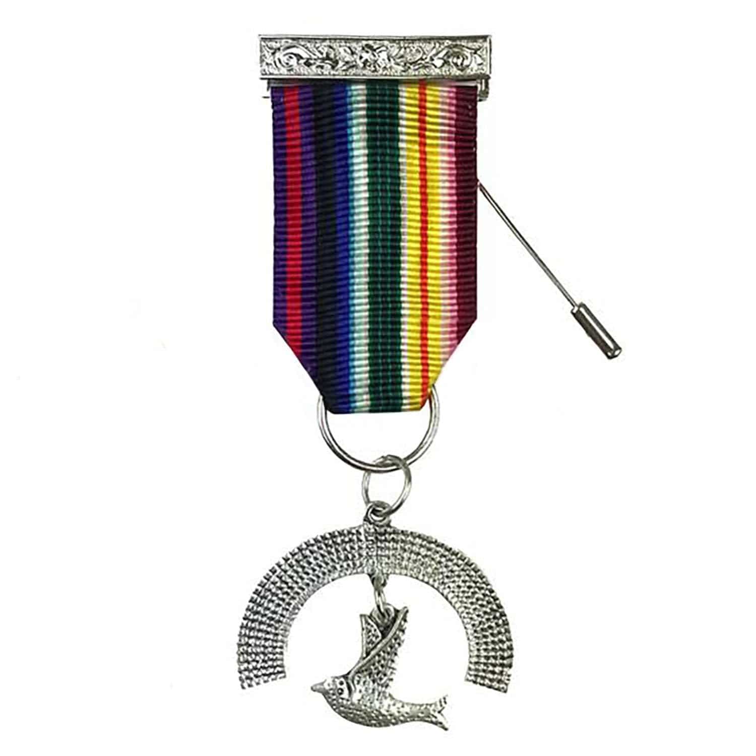 Royal Ark Mariner Breast Jewel - Silver Plated - Bricks Masons