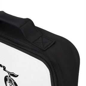Shriners Lunch Bag - Black & White - Bricks Masons