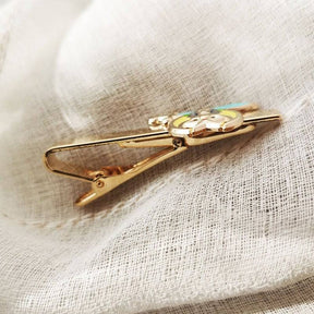 Shriners Tie Clip - Metal Gold Plated - Bricks Masons