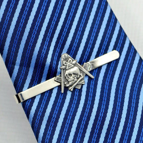 Widows Sons Tie Bar - (Silver & Gold) - Bricks Masons