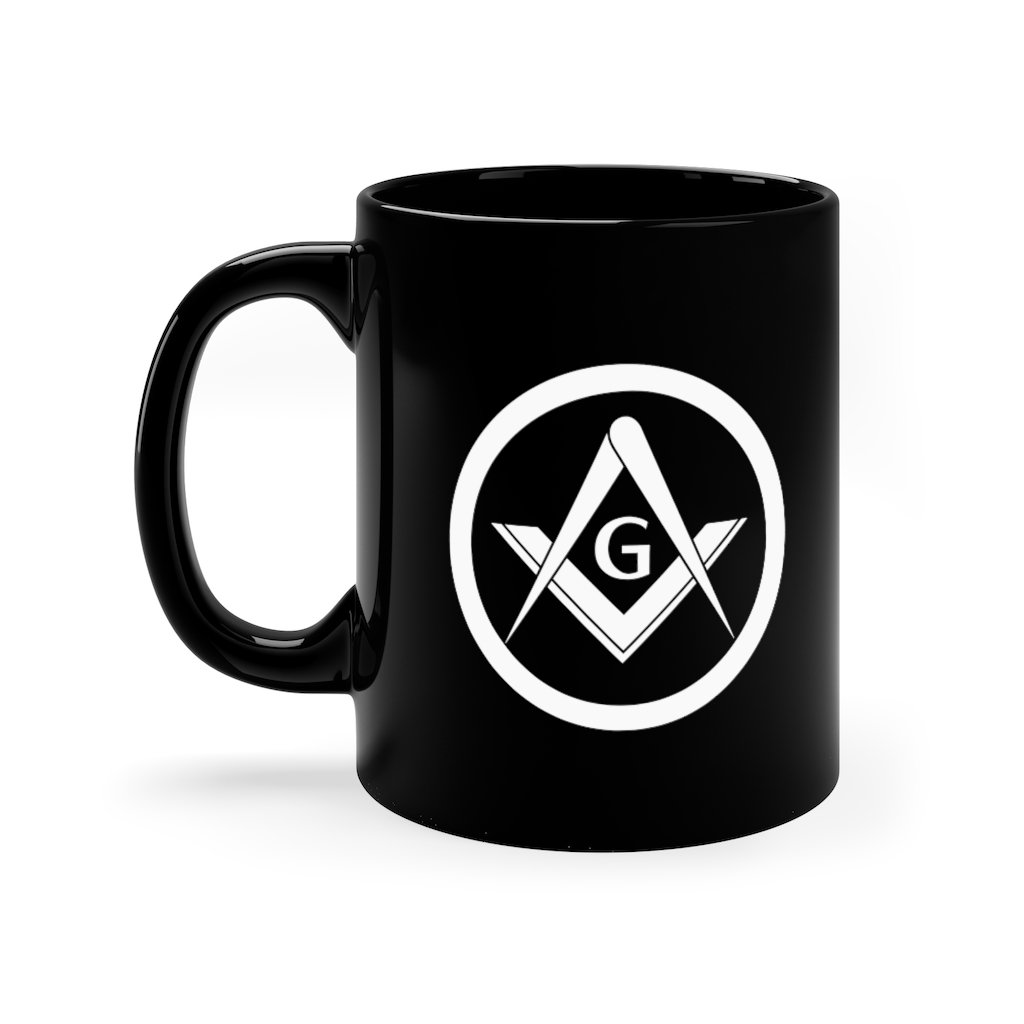 Master Mason Blue Lodge Mug - Square & Compass G - Bricks Masons