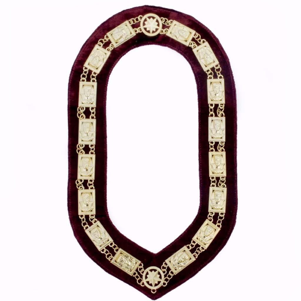 Daughters of Sphinx Chain Collar - Gold Plated - Bricks Masons