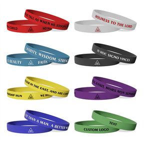 33rd Degree Scottish Rite Bracelet - Various Silicone Colors - Bricks Masons