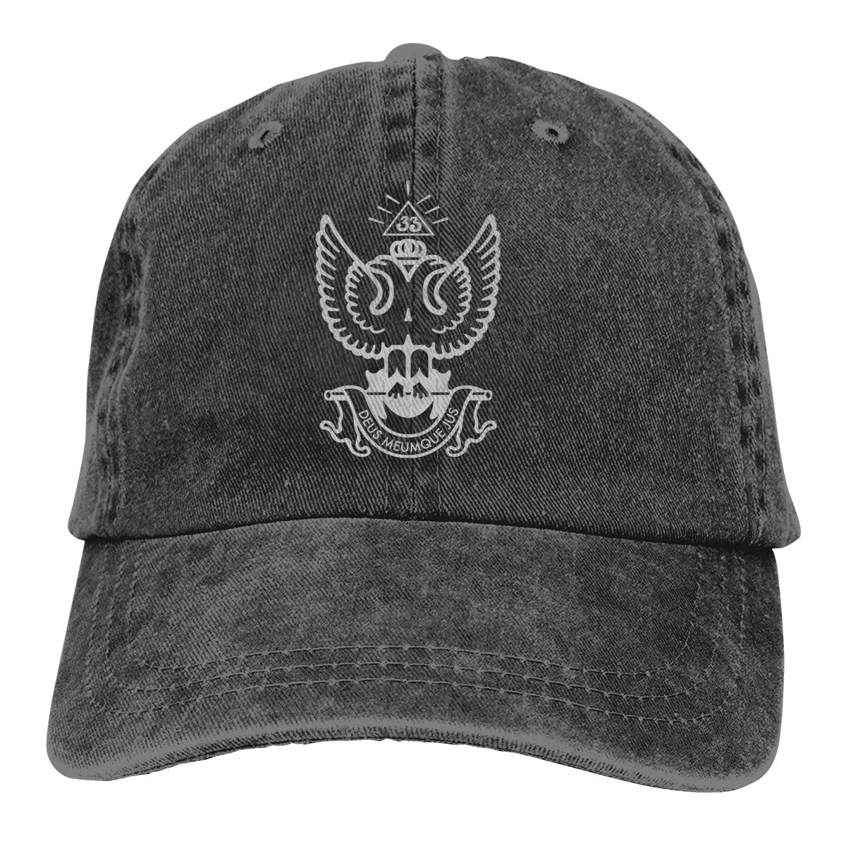 33rd Degree Scottish Rite Baseball Cap - Wings Up Various Colors - Bricks Masons