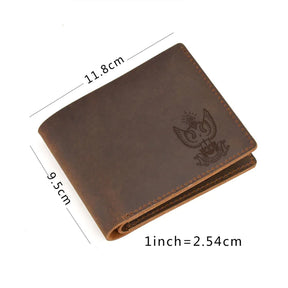 33rd Degree Scottish Rite Wallet - Wings Up Genuine Leather Bifold - Bricks Masons