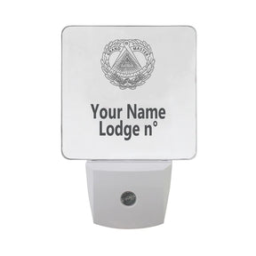 Grand Master Blue Lodge LED Sign - 2 Pieces Plug-in - Bricks Masons