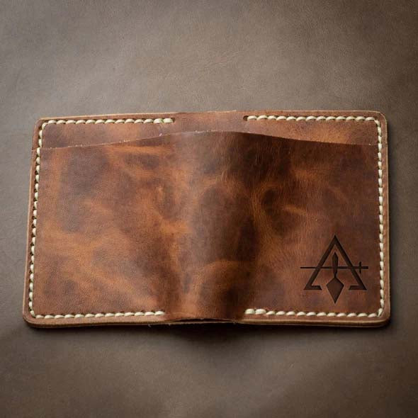 Council Wallet - Handmade Leather - Bricks Masons