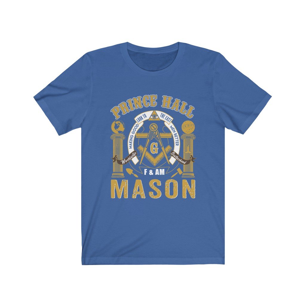 Masonic T-Shirt - Prince Hall - Bricks Masons