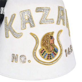 DOI PHA Fez Hat - Rhinestones (with row options) - Bricks Masons