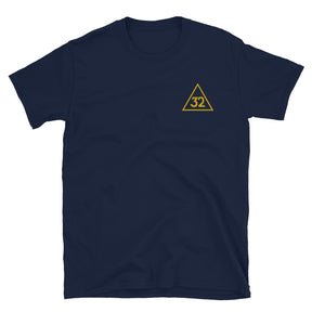 32nd Degree Scottish Rite T-Shirt - Various Colors - Bricks Masons