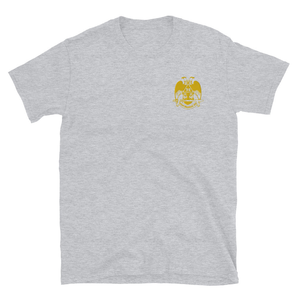 32nd Degree Scottish Rite T-Shirt - Wings Down Various Colors - Bricks Masons