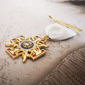 33rd Degree Scottish Rite Breast Jewel - Golden - Bricks Masons