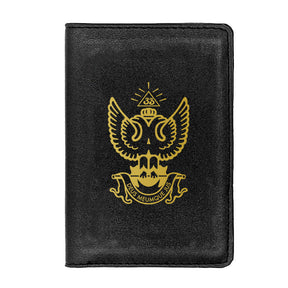 33rd Degree Scottish Rite Wallet - Wings Up Black & Brown - Bricks Masons