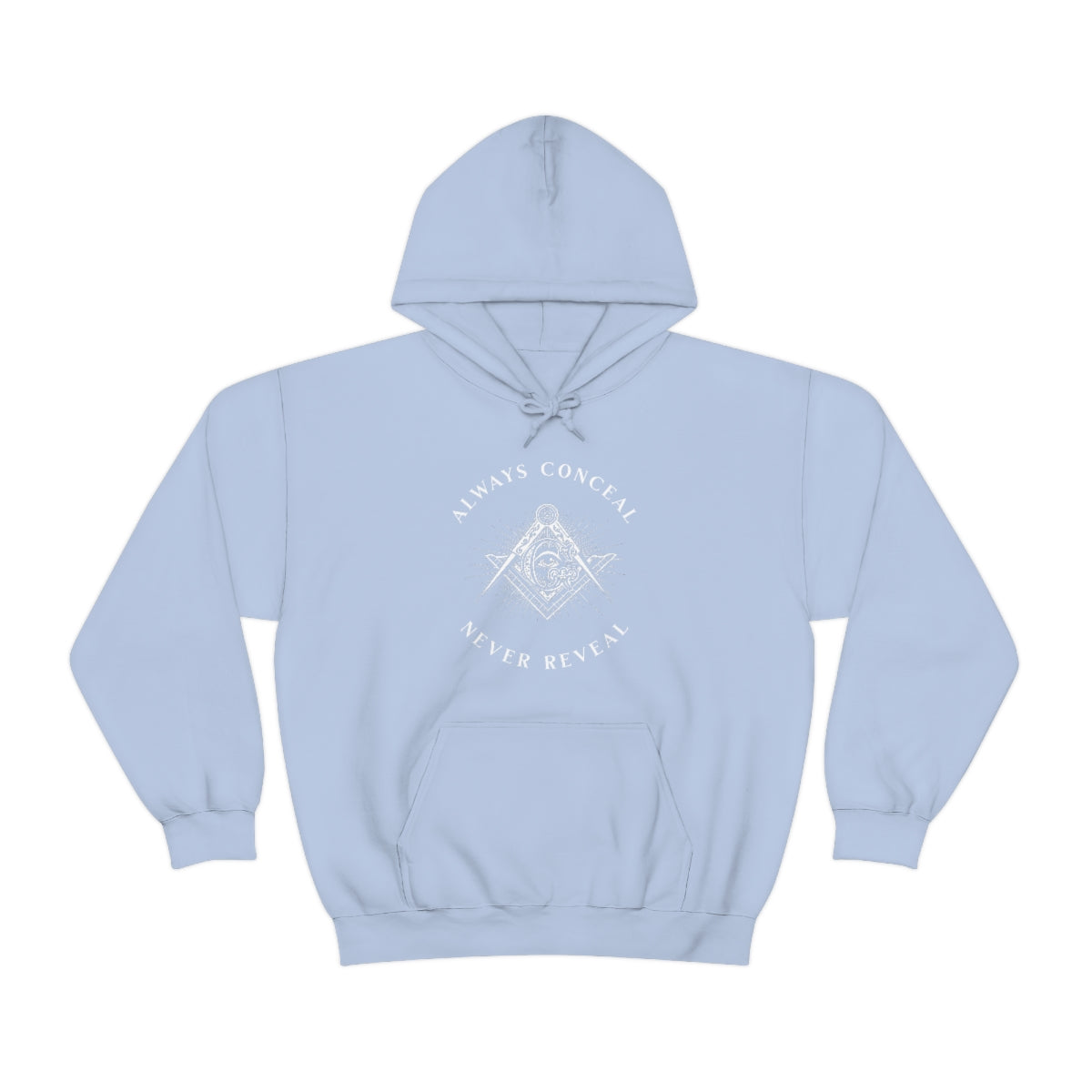 Master Mason Blue Lodge Hoodie - Always Conceal Never Reveal - Bricks Masons