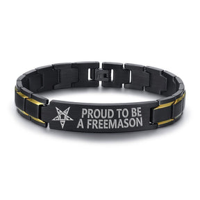 OES Bracelet - Stainless Steel - Bricks Masons