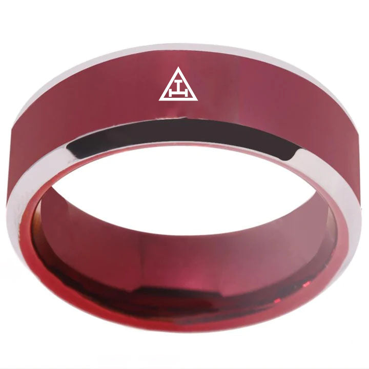 Royal Arch Chapter Ring - Red Color - Bricks Masons