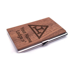 Royal Arch Chapter Business Card Holder - (RFID Protection) - Bricks Masons