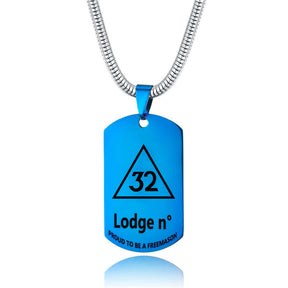 32nd Degree Scottish Rite Necklace - (Various Colors) - Bricks Masons