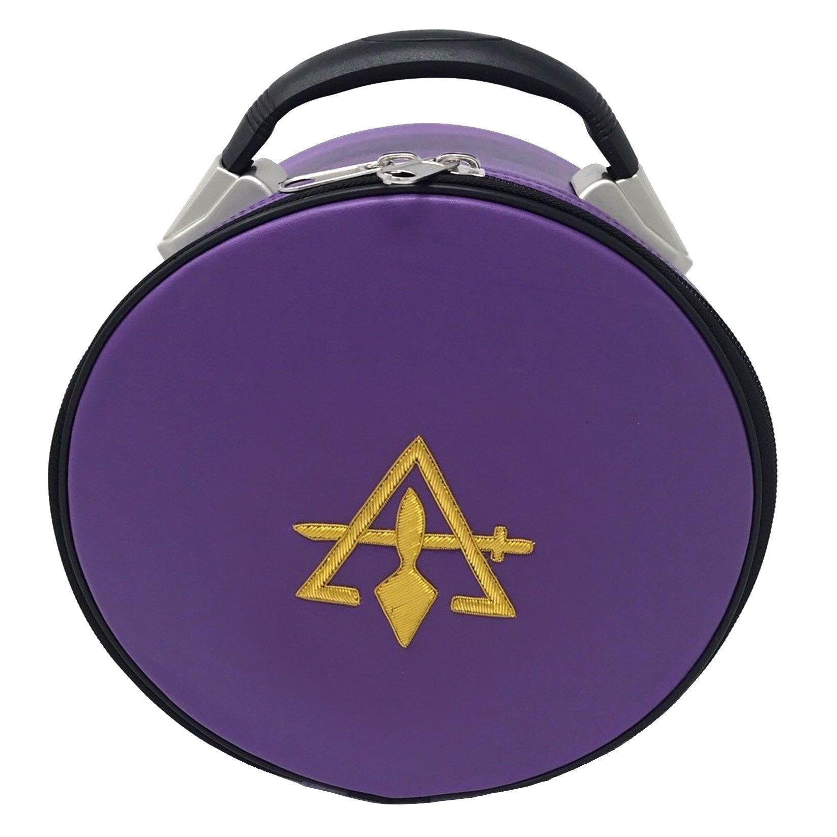 Council Crown Cap Case - Purple Sword & Trowel - Bricks Masons