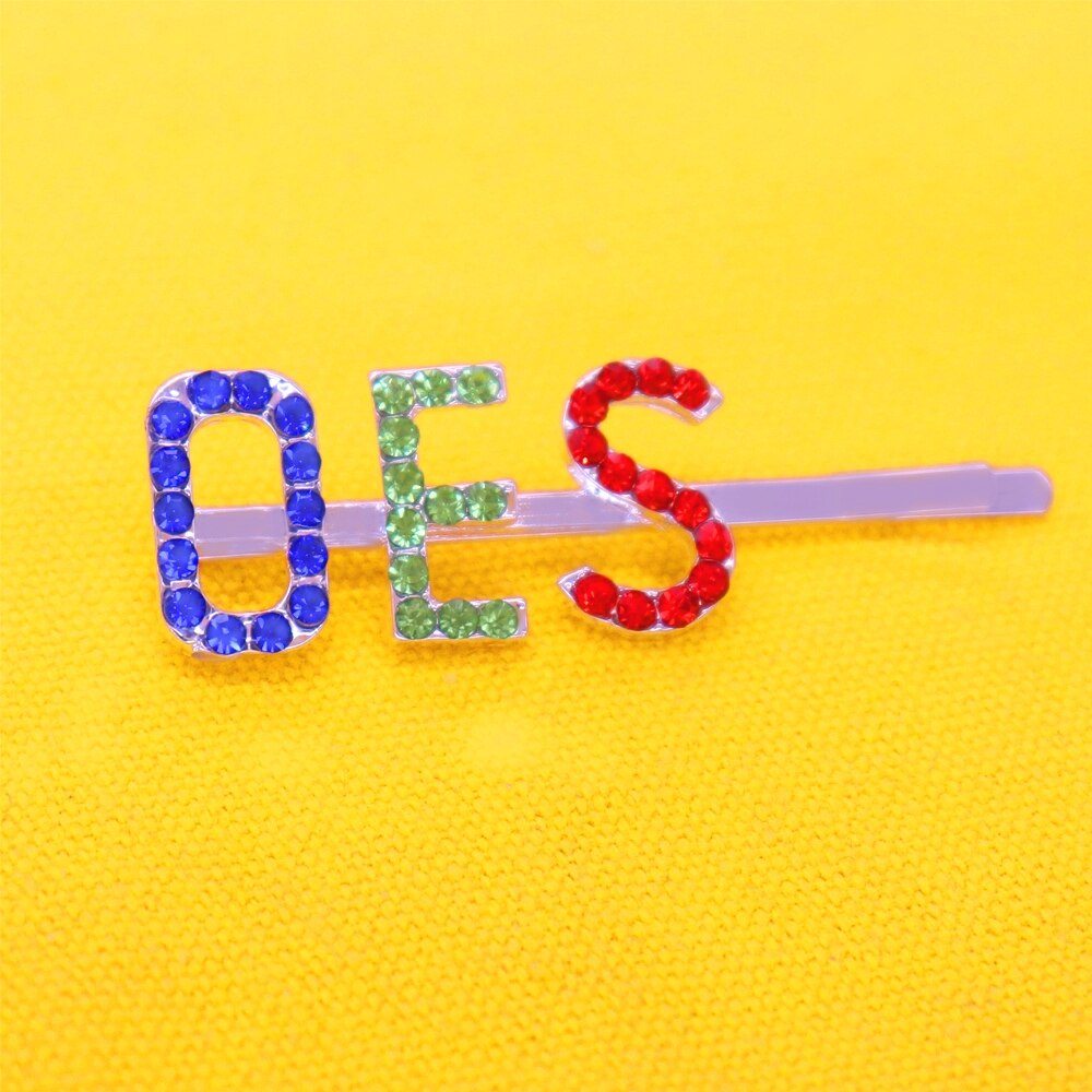 OES Hair Pin - Silver Plated - Bricks Masons