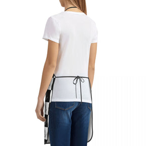 Master Mason Blue Lodge Kitchen Apron - Checkered Square and Compass G - Bricks Masons