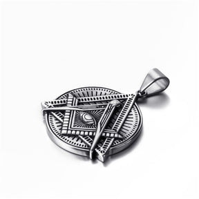 Master Mason Blue Lodge Pendant - Eye of Providence - Bricks Masons