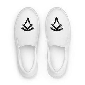 Past Master Blue Lodge Sneaker - Slip-on Canvas - Bricks Masons