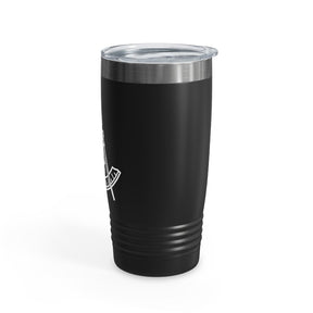 Past Master Blue Lodge California Regulation Ringneck Tumbler - 20oz Various Colors - Bricks Masons