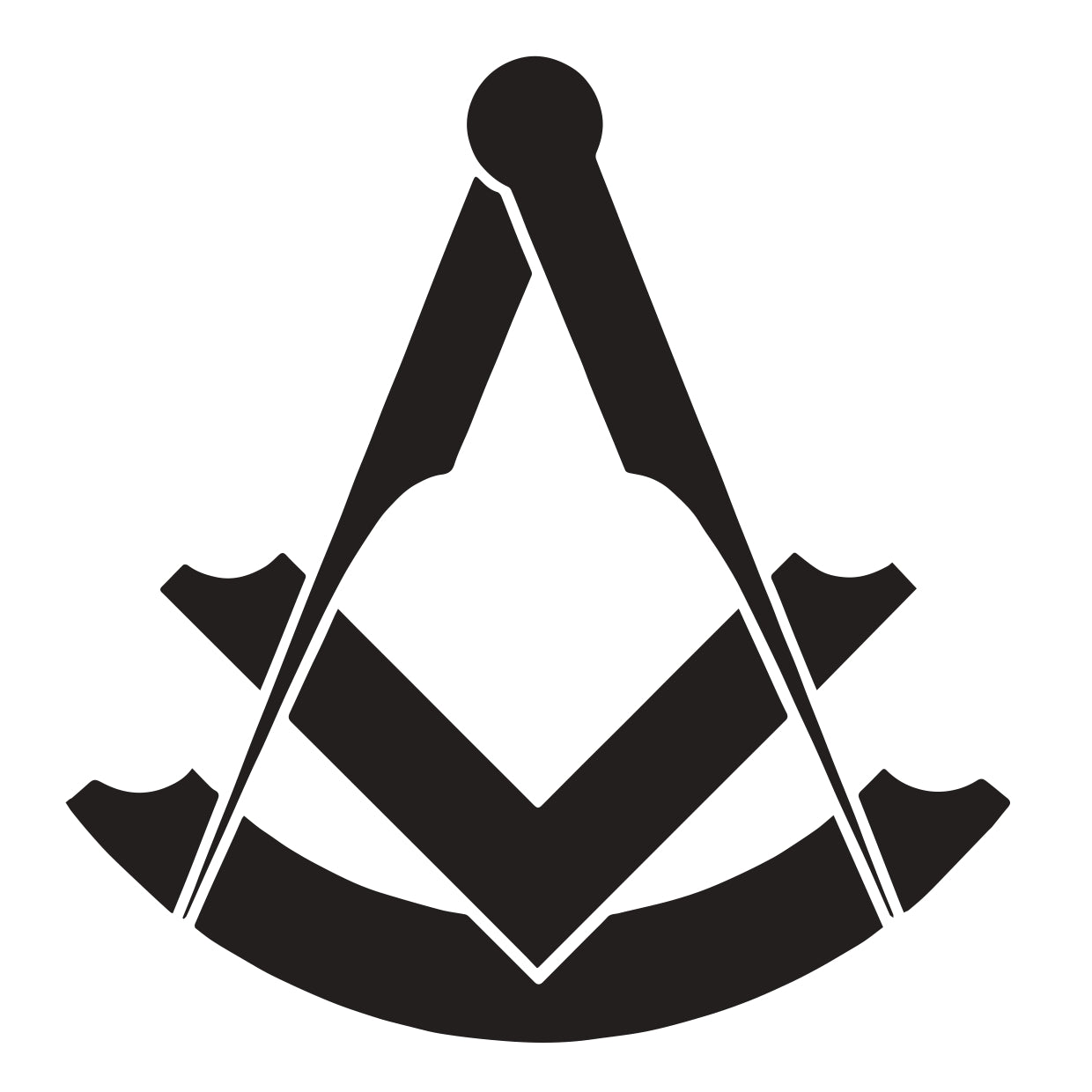 Past Master Blue Lodge Travel Bag - Genuine Leather - Bricks Masons