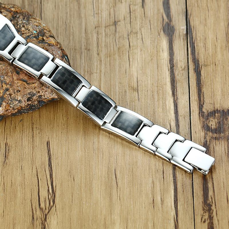 Knights Templar Commandery Bracelet - Cross Carbon Fiber Magnetic - Bricks Masons