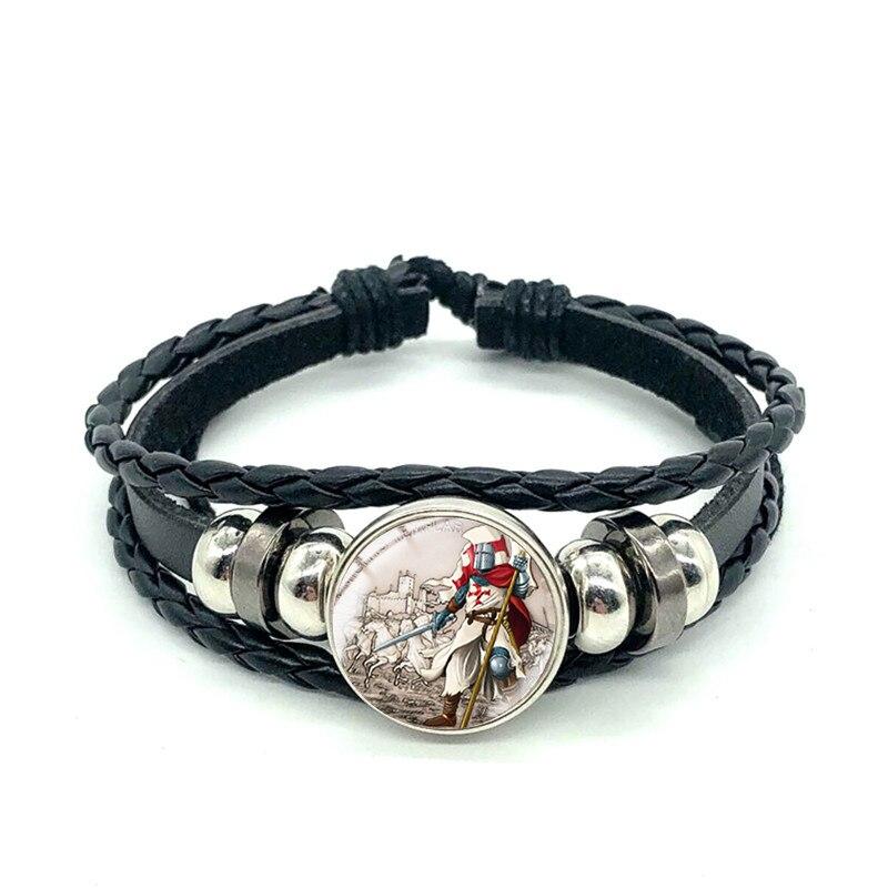 Knights Templar Commandery Bracelet - (12 designs) - Bricks Masons