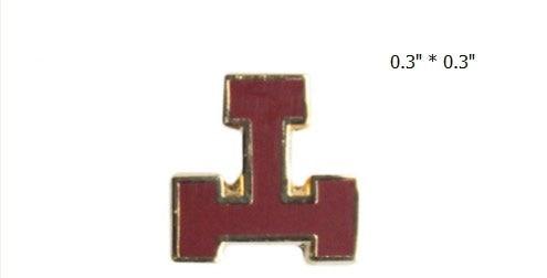 Royal Arch Chapter Lapel Pin - Red & Gold - Bricks Masons