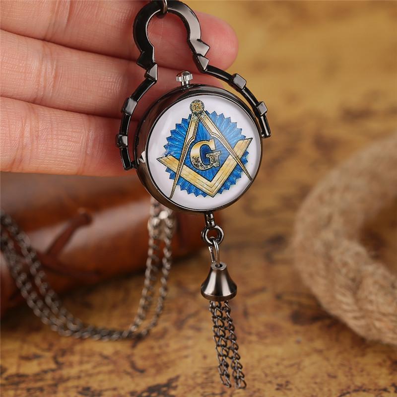 Master Mason Blue Lodge Pocket Watch - Bell Watch - Bricks Masons