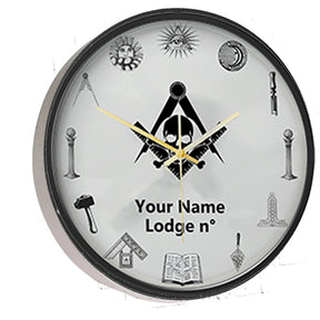 Widows Sons Clock - Frame with LED - Bricks Masons